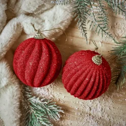 KAEMINGK Palline Di Natale-Set di 12 palline di Natale (D80 mm) Riflesso d'Oro
