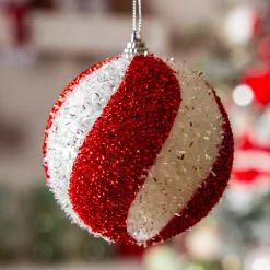 KAEMINGK Palline Di Natale-Set di 12 palline di Natale (D100 mm) Spiralis