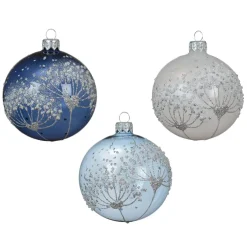 KAEMINGK Palline Di Natale-Set di 6 palline di Natale in vetro (D80 mm) del Caucaso
