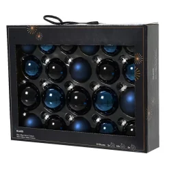 KAEMINGK Palline Di Natale-Set di 21 palline di Natale in vetro assortite Cristallo