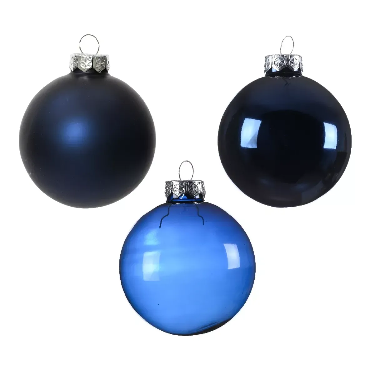 KAEMINGK Palline Di Natale-Set di 21 palline di Natale in vetro assortite Cristallo