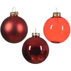KAEMINGK Palline Di Natale-Set di 21 palline di Natale in vetro assortite Cristallo