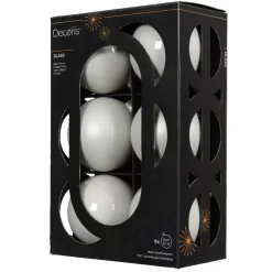KAEMINGK Palline Di Natale-Set di 6 palline di Natale in vetro (D80 mm) Boreale