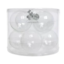 KAEMINGK Palline Di Natale-Set di 8 palline di Natale in vetro (D70 mm) Glass
