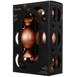 KAEMINGK Palline Di Natale-Set di 6 Palline di Natale in vetro (D80 mm) Boreale
