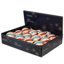 KAEMINGK Palline Di Natale-Set di 12 palline di Natale in vetro (D80 mm) Sogno