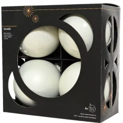 KAEMINGK Palline Di Natale-Set di 4 Palline di Natale in vetro (D100 mm) Boreale