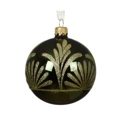 KAEMINGK Palline Di Natale-Set di 6 palline di Natale in vetro (D80 mm) Luxury Verde albero