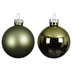 KAEMINGK Palline Di Natale-Set di 6 palline di Natale in vetro (D80 mm) Boreale