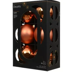KAEMINGK Palline Di Natale-Set di 6 palline di Natale in vetro (D80 mm) Boreale