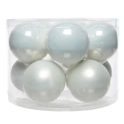 KAEMINGK Palline Di Natale-Set di 10 palline di Natale in vetro (D60 mm) Myst Invernale