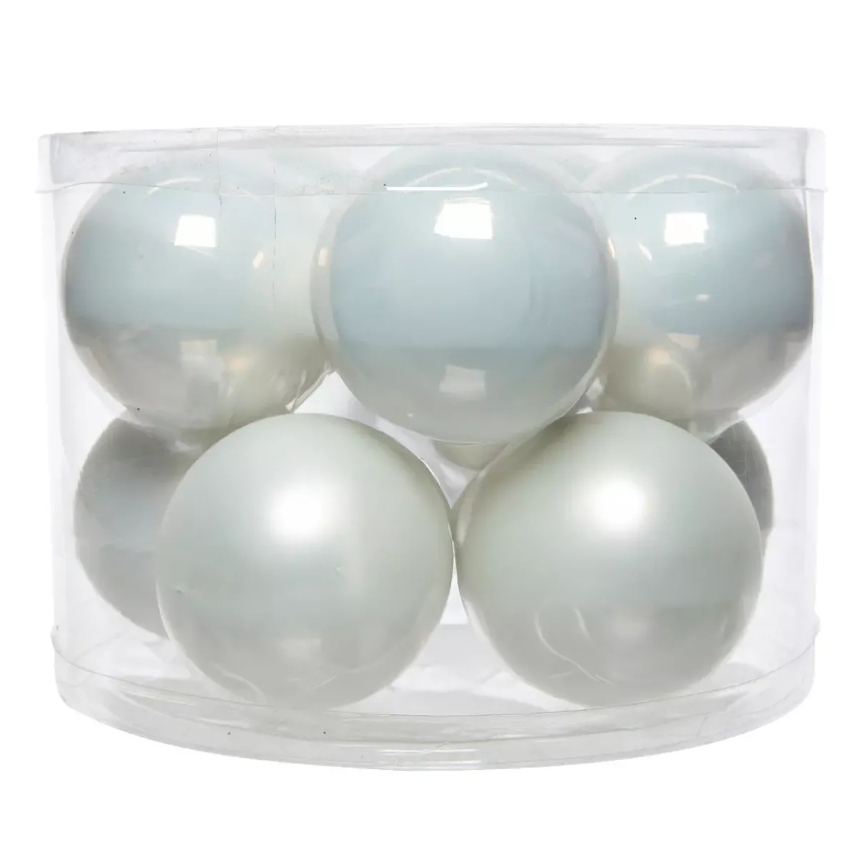 KAEMINGK Palline Di Natale-Set di 10 palline di Natale in vetro (D60 mm) Myst Invernale