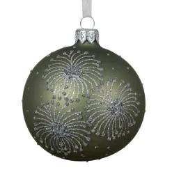 KAEMINGK Palline Di Natale-Set di 6 palline di Natale in vetro (D80 mm) Fuochi d'artificio