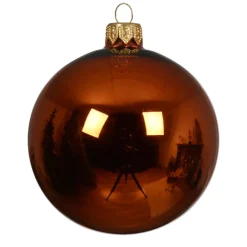 KAEMINGK Palline Di Natale-Set di 6 palline di Natale in vetro (D80 mm) Artico brillante Zucca
