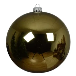 KAEMINGK Palline Di Natale-Set di 6 palline di Natale in vetro (D80 mm) Artico brillante