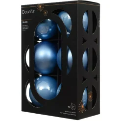 KAEMINGK Palline Di Natale-Set di 6 palline di Natale in vetro (D80 mm) Boreale