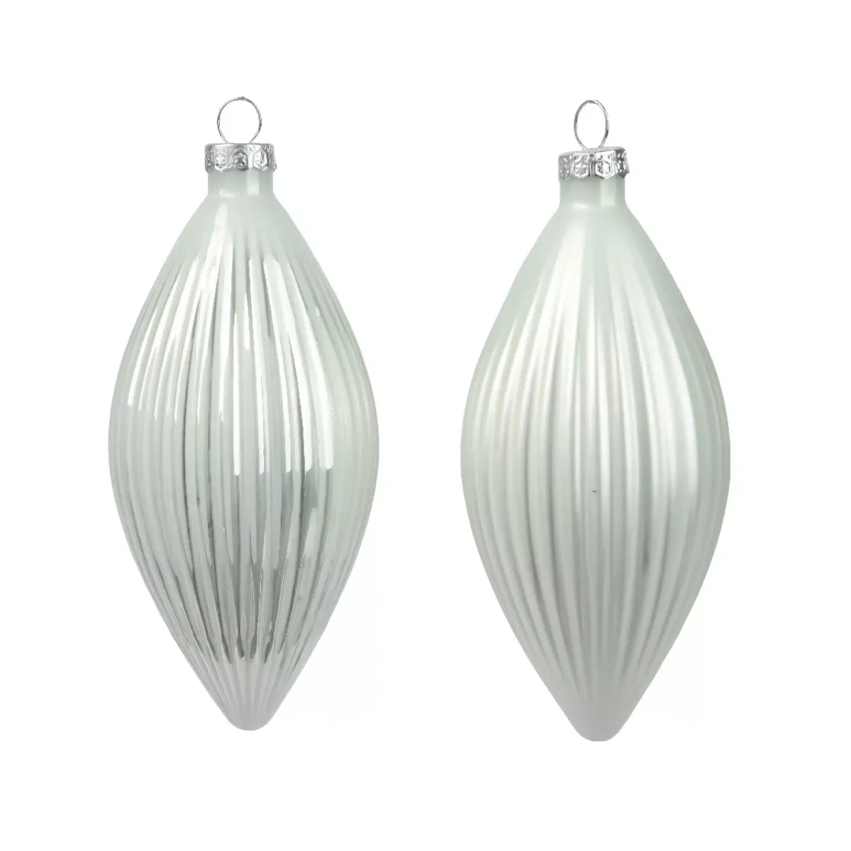 KAEMINGK Palline Di Natale-Set di 3 palline di Natale in vetro (D60 mm) Goccia preziosa