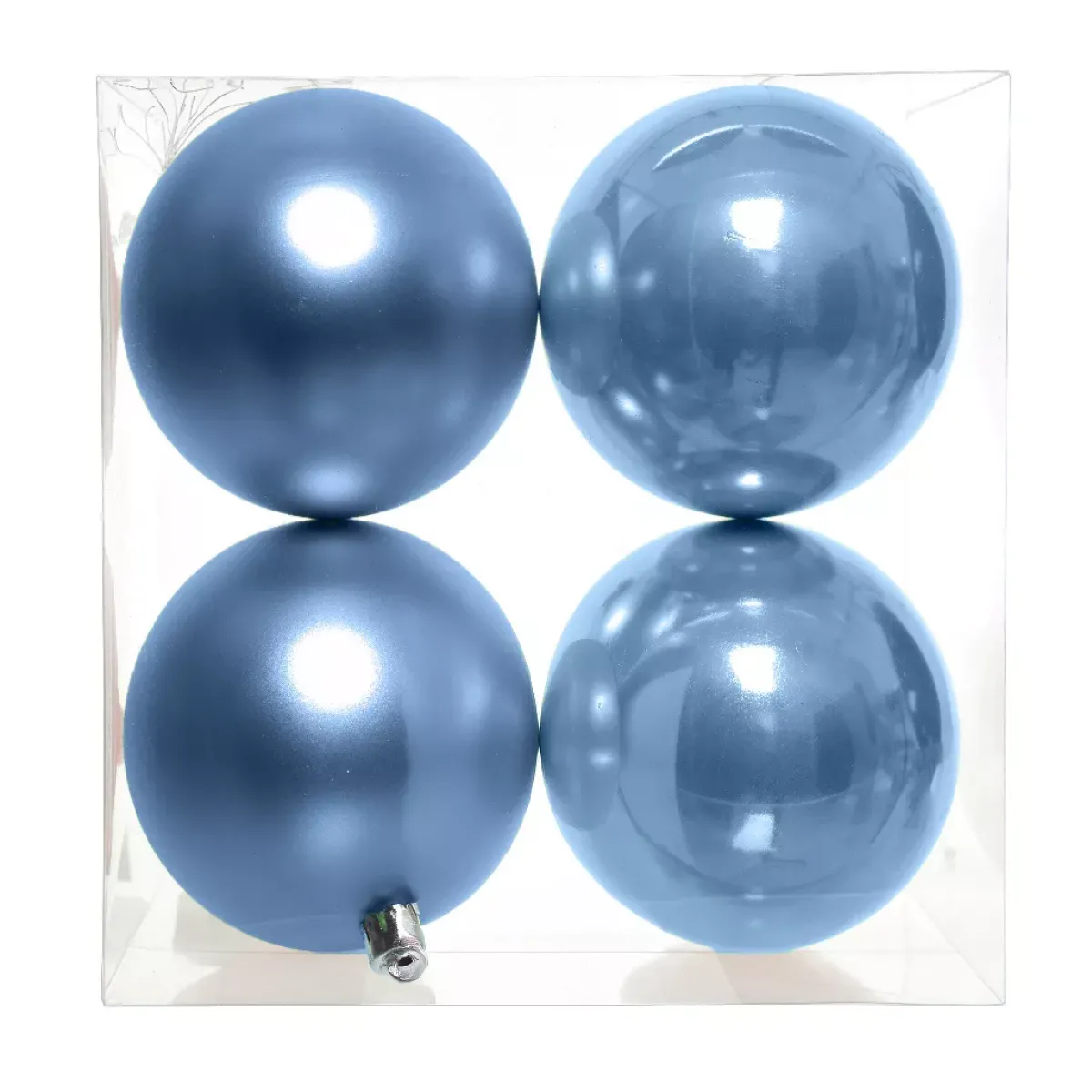 KAEMINGK Palline Di Natale-Set di 4 palline di Natale unite (D100 mm) Aravis