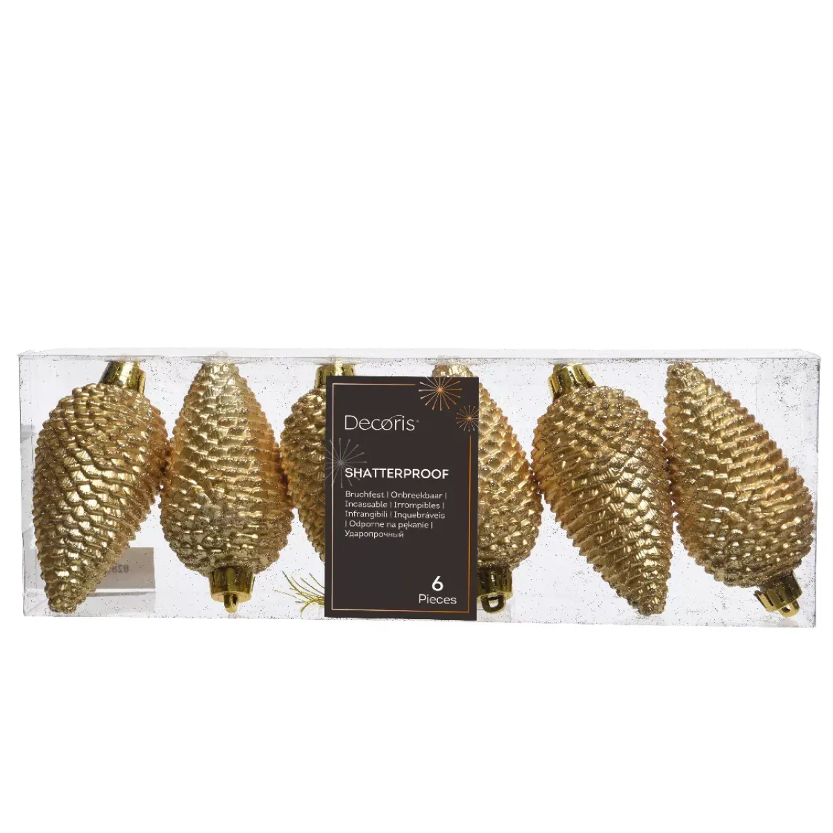 KAEMINGK Addobbi Natalizi-Set di 6 pigne Alpine