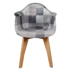 OSTARIA Mobili Bambini-Set di 2 poltroncine bambino patchwork Ernest