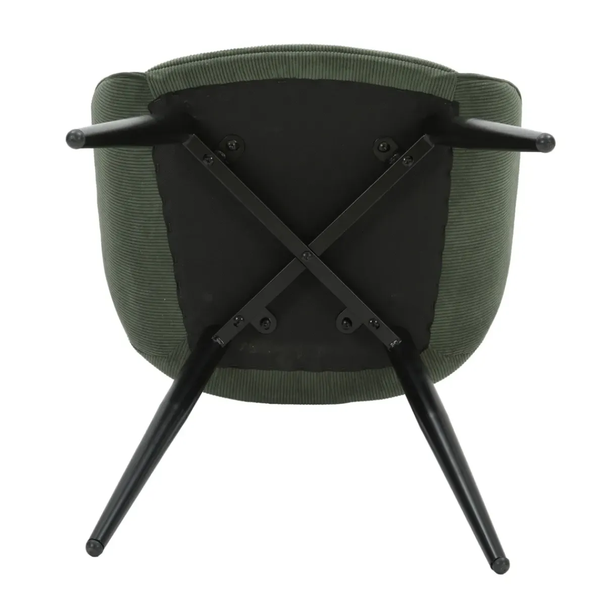 Poltrone-Set di 2 poltrone in velluto a coste (seduta 47 cm) Juno