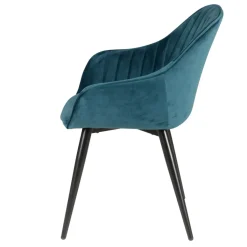 Poltrone-Set di 2 poltrone in velluto (seduta 47 cm) Juno