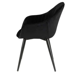 Poltrone-Set di 2 poltrone in velluto (seduta 47 cm) Juno