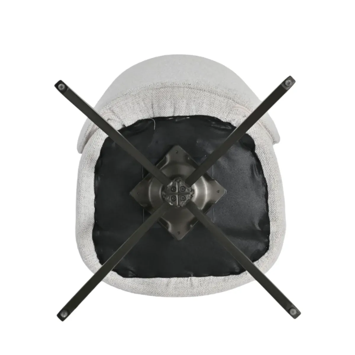 Sedia-Set di 2 sedie da pranzo girevoli (seduta 51 cm) Spina