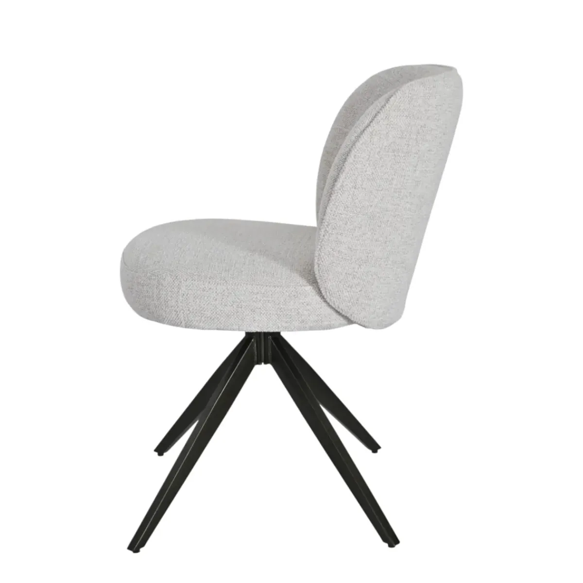 Sedia-Set di 2 sedie da pranzo girevoli (seduta 51 cm) Spina
