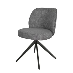 Sedia-Set di 2 sedie da pranzo girevoli (seduta 51 cm) Spina