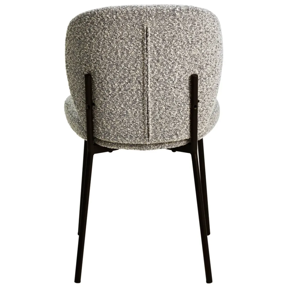 Sedia-Set di 2 sedie da pranzo in bouclé (seduta 48,5 cm) Isla