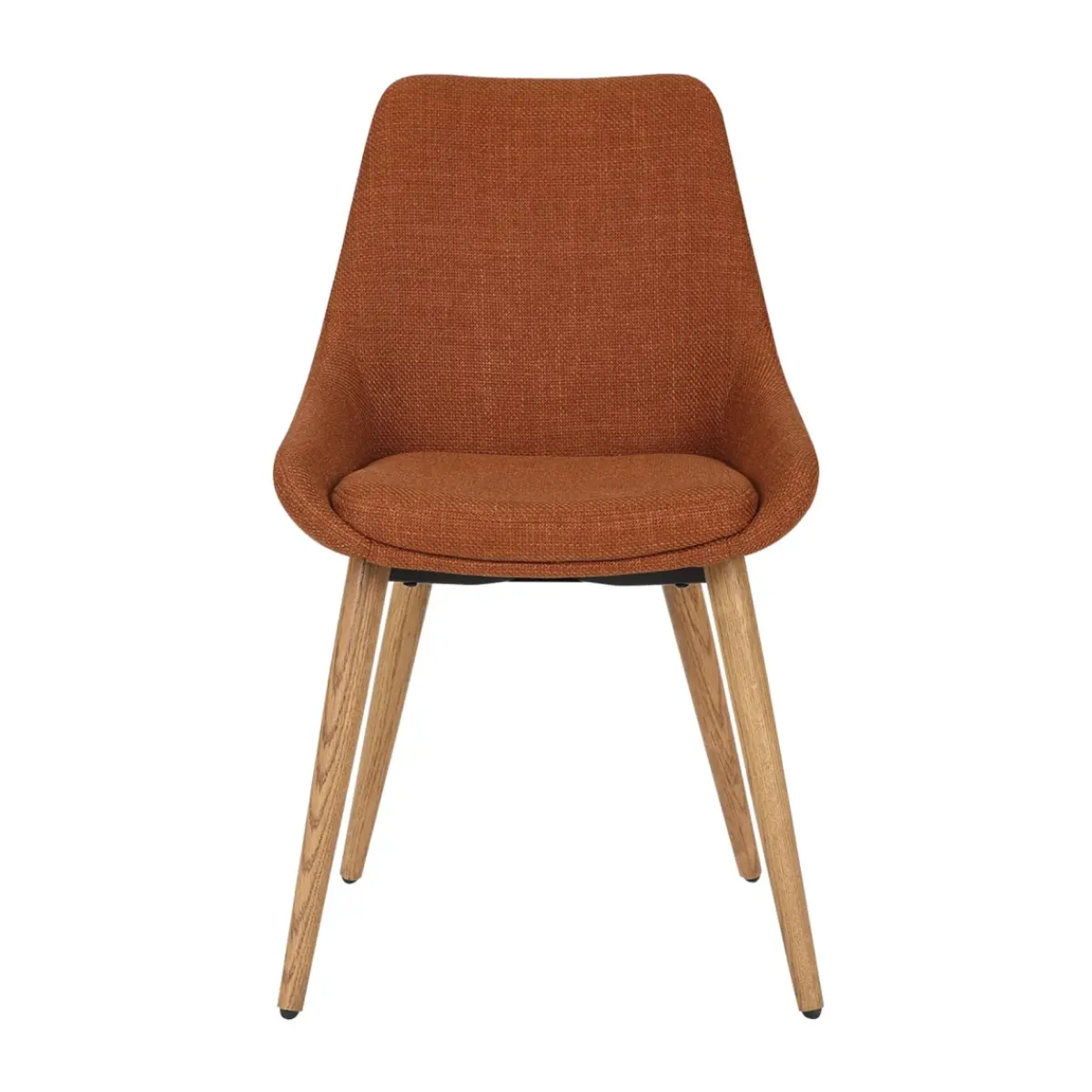 Sedia-Set di 2 sedie da pranzo in tessuto (seduta 47 cm) Juno