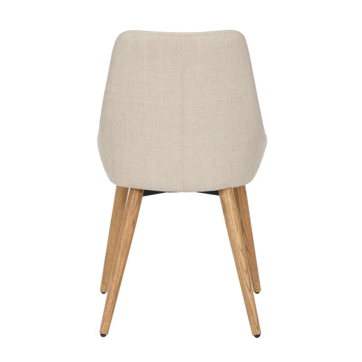 Sedia-Set di 2 sedie da pranzo in tessuto (seduta 47 cm) Juno
