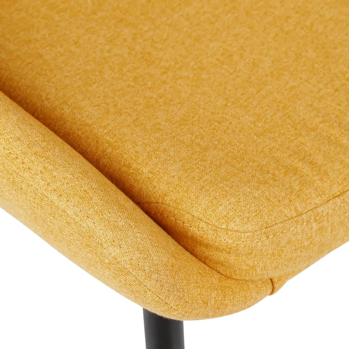 Sedia-Set di 2 sedie da pranzo in tessuto (seduta 47 cm) Juno