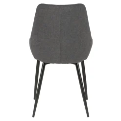 Sedia-Set di 2 sedie da pranzo in tessuto (seduta 47 cm) Juno