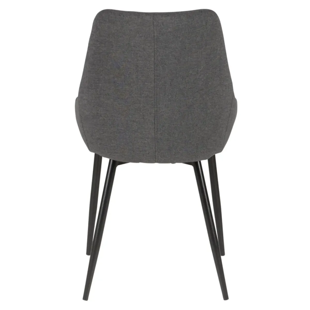 Sedia-Set di 2 sedie da pranzo in tessuto (seduta 47 cm) Juno