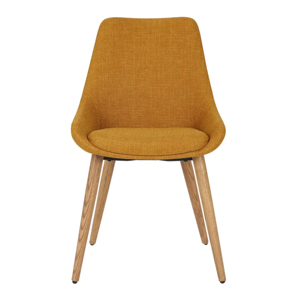 Sedia-Set di 2 sedie da pranzo in tessuto (seduta 47 cm) Juno