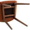 Sedia-Set di 2 sedie da pranzo in tessuto (seduta 48 cm) Elia Caramello