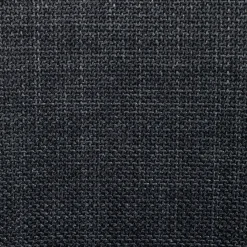 Sedia-Set di 2 sedie da pranzo in tessuto (seduta 48 cm) Elia Nero