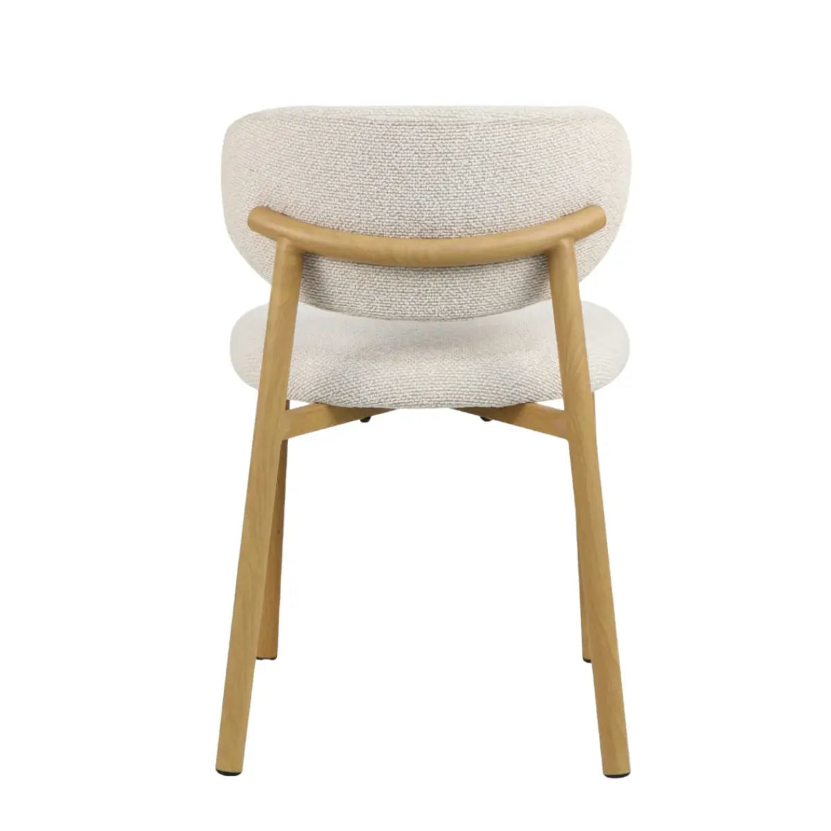 Sedia-Set di 2 sedie da pranzo in tessuto (seduta 49 cm) Amal