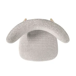 Sedia-Set di 2 sedie da pranzo in tessuto (seduta 49 cm) Amal