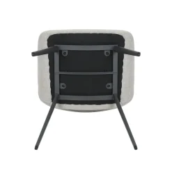 Sedia-Set di 2 sedie da pranzo in tessuto (seduta 49 cm) Orka
