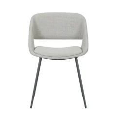 Sedia-Set di 2 sedie da pranzo in tessuto (seduta 49 cm) Orka