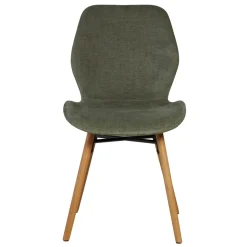 Sedia-Set di 2 sedie da pranzo in tessuto testurizzato (seduta 46 cm) Malika bottiglia