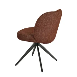 Sedia-Set di 2 sedie da pranzo in tessuto testurizzato (seduta 51 cm) Linda
