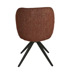 Sedia-Set di 2 sedie da pranzo in tessuto testurizzato (seduta 51 cm) Linda