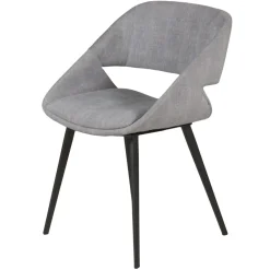 Sedia-Set di 2 sedie da pranzo in velluto a coste (seduta 49 cm) Orka