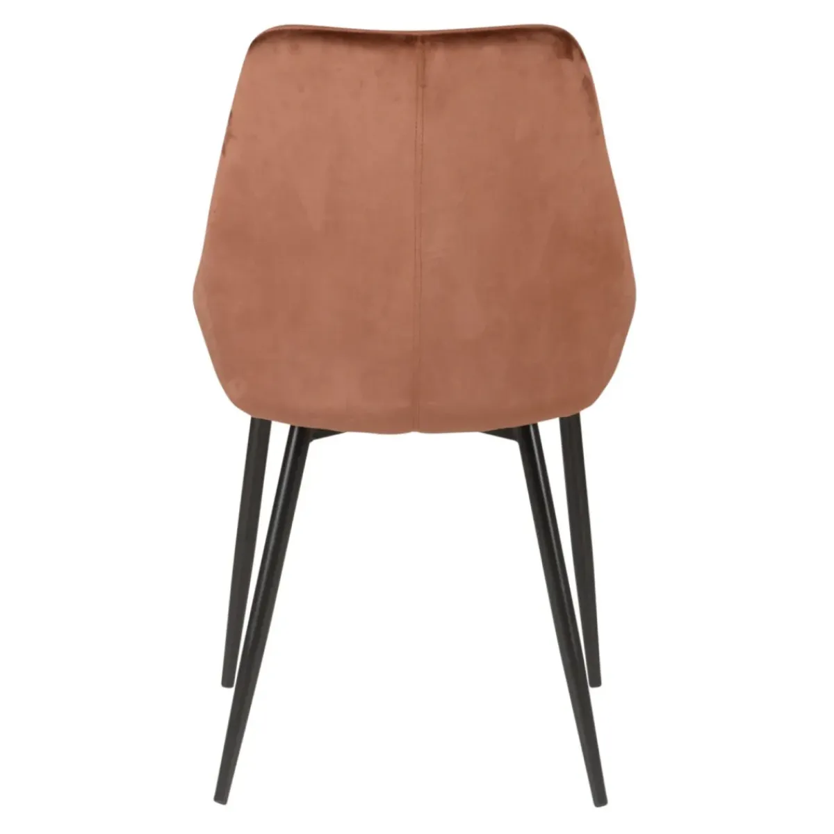 Sedia-Set di 2 sedie da pranzo in velluto (seduta 47 cm) Juno