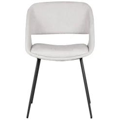 Sedia-Set di 2 sedie da pranzo in velluto a coste (seduta 49 cm) Orka
