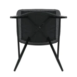 Sgabello Alto-Set di 2 sedie per isola centrale con schienale in tessuto (seduta 68cm) Kosmo